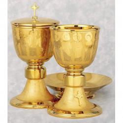 Church Sanctuary Communion Chalice & Paten - St. Andrew's Book, Gift ...