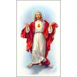  \"Sacred Heart\" Prayer/Holy Card (Paper/100) 