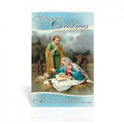  CHRISTMAS NATIVITY WITH STABLE CARDS (10 PC) 