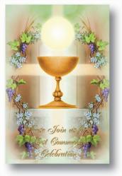  FIRST COMMUNION INVITATION (8 PK) 