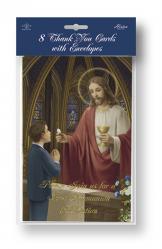  CHILD OF GOD BOY\'S FIRST COMMUNION INVITATION NOTES (8 PK) 