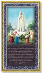  O.L. OF FATIMA PLAQUE 