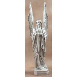  Cathedral Angel Right Statue in Fiberglass, 89\"H 