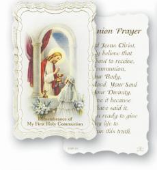  \"Communion Prayer, Girl\" Prayer/Holy Card (Paper/50) 