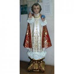  Infant of Prague Statue in Resin/Marble Composite - 55\"H 