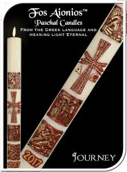  Journey Paschal Candle 4\" x 48\" 