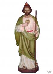  St. Jude the Apostle Statue in Resin/Marble Composite - 63\"H 