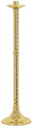  Paschal Candlestick - Brass - Low Profile - 42\" Ht 