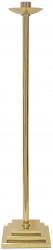  Paschal Candlestick - Polished Brass - 3 Step Base - 48\" Ht 