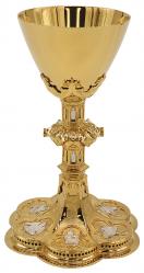  Chalice - 24 Kt Gold Plated - 9 Oz - 9\" Ht 