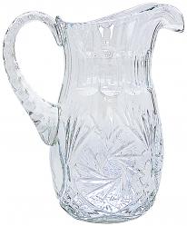  Crystal Flagon - 32 oz - 8 1/2\" Ht 