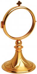  Chapel Monstrance/Ostensorium - Fixed Luna - 6 3/8\" Ht 