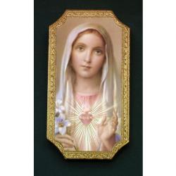  Immaculate Heart of Mary Florentine Plaque 