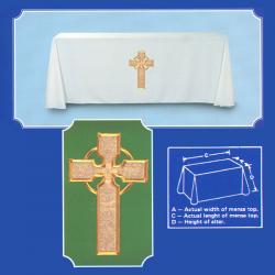  Laudian Frontal w/Celtic Cross Design - 108\" (100% Poly) 