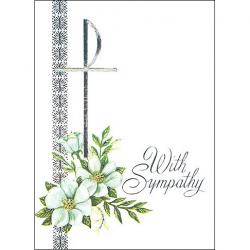  With Sympathy  - Sympathy/Deceased Mass Card - 100/Bx 