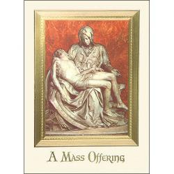  Pieta - Sympathy/Deceased Mass Card - 100/Bx 