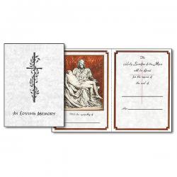  Pieta - Sympathy/Deceased Mass Card - 100/Bx 