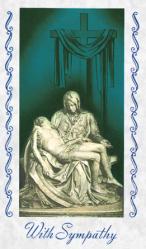  The Pieta - Sympathy/Deceased Mass Card - 100/Bx 