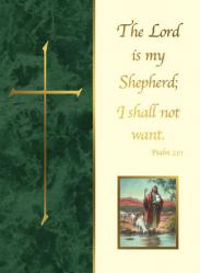  The Lord is My Shepherd - Sympathy/Deceased Mass Card - 50/Bx 