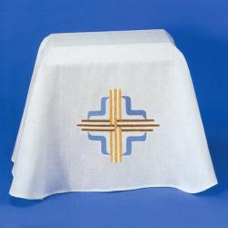  Ossuary Pall Cover - Outlined Cross Design - 100% Polyester - 36\" x 44\" 