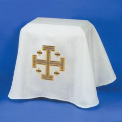  Ossuary Pall Cover - Jerusalem Cross Design - 100% Polyester - 36\" x 44\" 