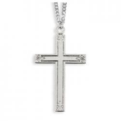  PEWTER CROSS PENDANT 