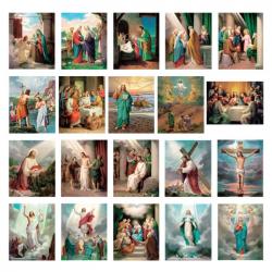  THE 20 MYSTERIES OF THE ROSARY POSTER SET 