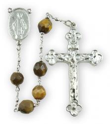  Tiger Eye Bead Rosary (8mm) 