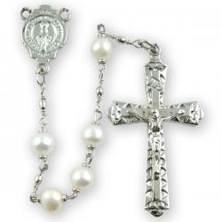  Pearl Bead Rosary (6mm) 