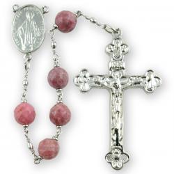  Rhodonite Bead Rosary (8mm) 