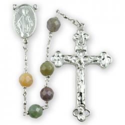  Multicolor Onyx Bead Rosary (8mm) 