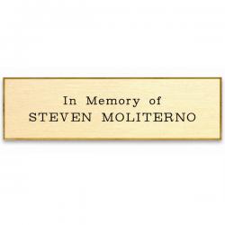  Contributor/Memorial/Donor Recognition Brass Engraving/Memorial Plates 