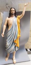  Risen Christ Statue in Resin/Marble Composite - 72\"H 