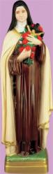  St. Theresa of Lisieux Statue - Indoor/Outdoor Vinyl Composition, 24\"H 