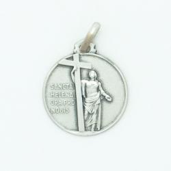  Sterling Silver Medium Round Saint Helen Medal 