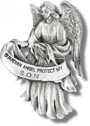  GUARDIAN ANGEL PROTECT MY SON AUTO VISOR CLIP (3 PC) 