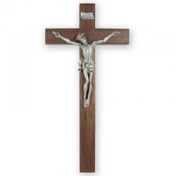  Crucifix in Walnut Wood for Church & Home (22\") 