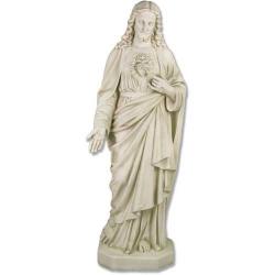  Sacred Heart of Jesus Statue in Fiberglass, 49\"H 