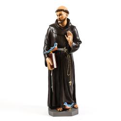  St. Francis of Assisi Statue in Fiberglass, 37\"H 