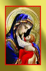  Madonna and Child Holy Card 