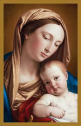  Madonna and Child Holy Card 