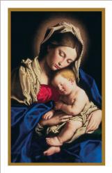  Madonna and Child Holy Card 