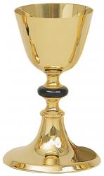  Chalice & Paten - Gold Plated - 10 Oz - 7\" Ht 