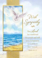  With Sympathy - Sympathy/Deceased Mass Card - 50/Bx 