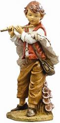  Individual Statue of Nativity Set - Boy/Flute 