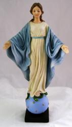  Our Lady of Smiles Statue Hand-Painted, 9\"H 