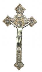  Wall Crucifix w/Pewter Style Finish, 9\" 