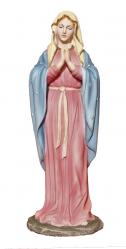  Praying Virgin Statue Hand-Painted, 8\"H 