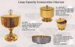  Host Box & Luna Holder - 24 Kt Gold Plated - 175 Host 