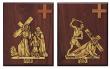  15 Station - Resurrection Station - 24 Kt Gold Plate - Mounted - 8" x 10" 